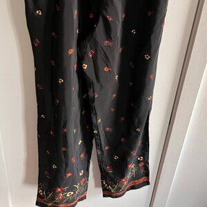 Floral Soft & Silky Pants